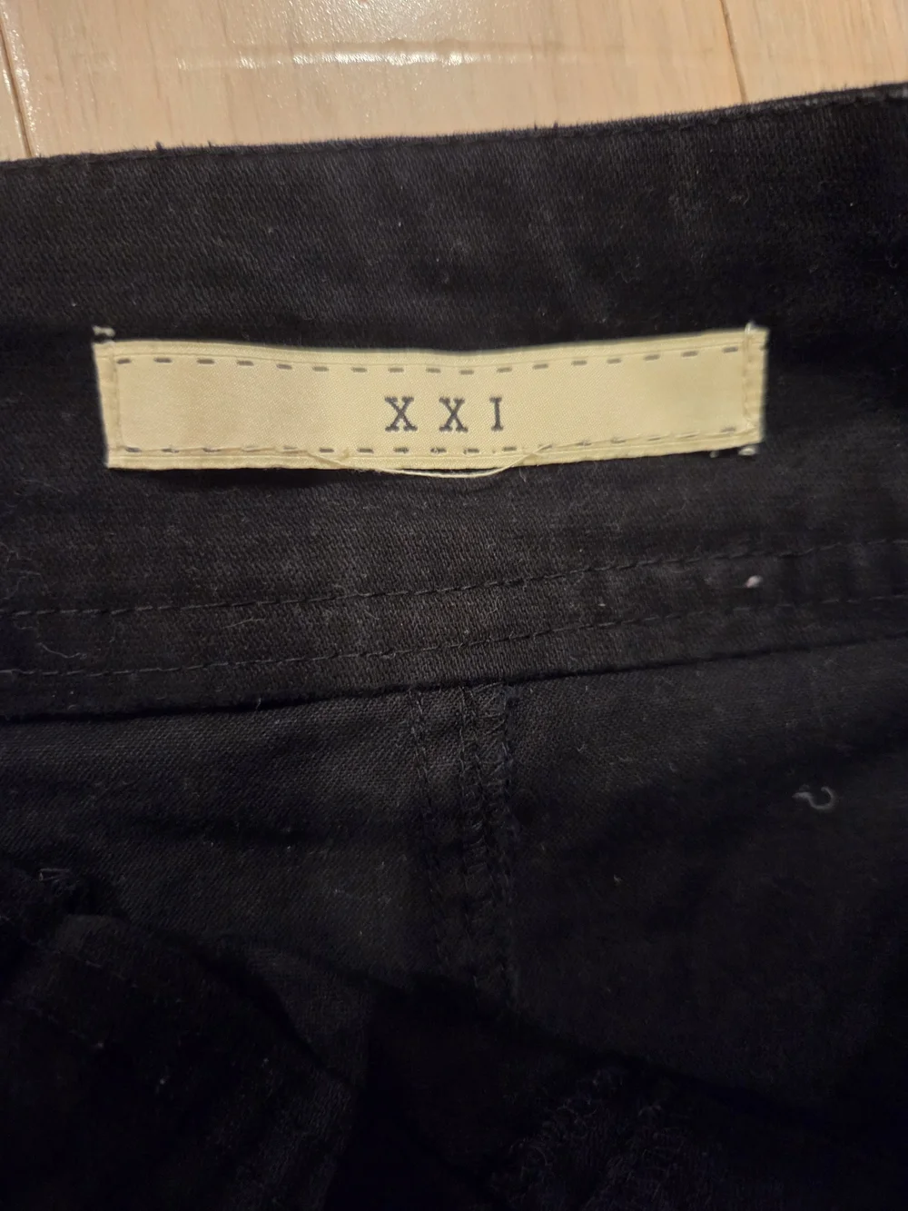 Forever 21 Black Front-Zip Mini Skirt *PLEASE PURCHASE WITH ANOTHER ITEM* - Picture 2 of 5